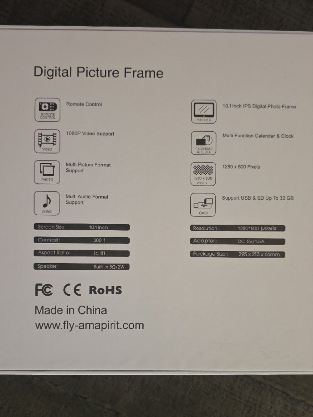 Digital Picture Frame - White - Picture 2 of 4